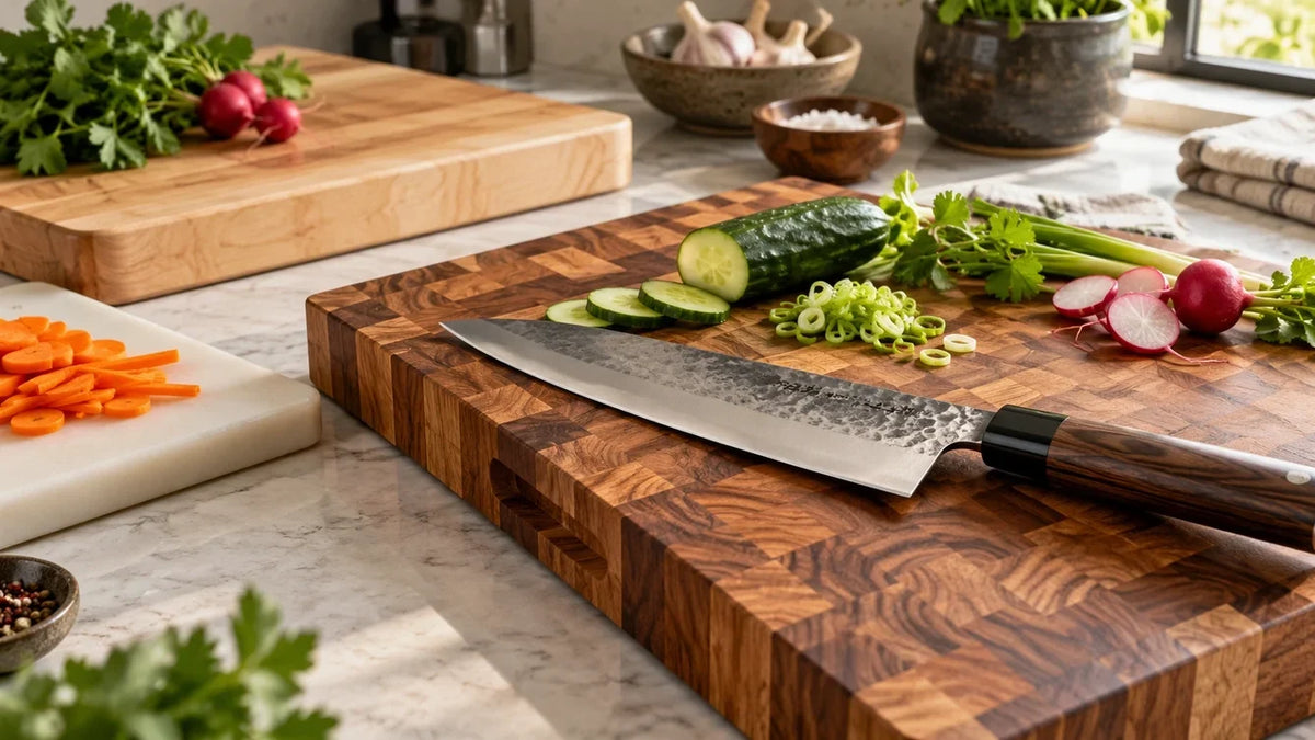 Best Cutting Boards for Japanese Knives | Wood, Hinoki & Synthetic