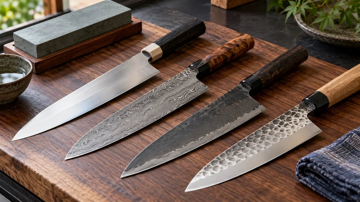 Japanese Knife Steels Explained: VG10, SG2, Ginsan, Aogami & More