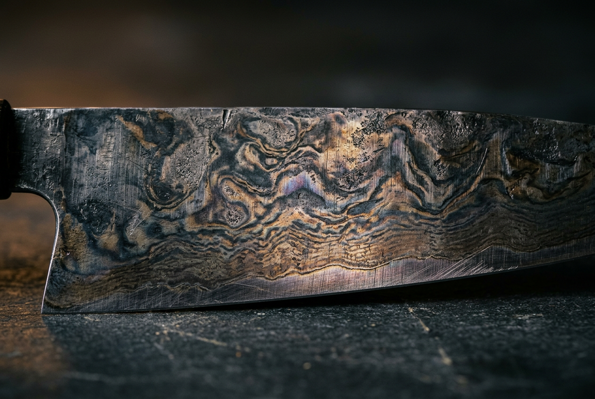 Patina on Carbon Steel Knives