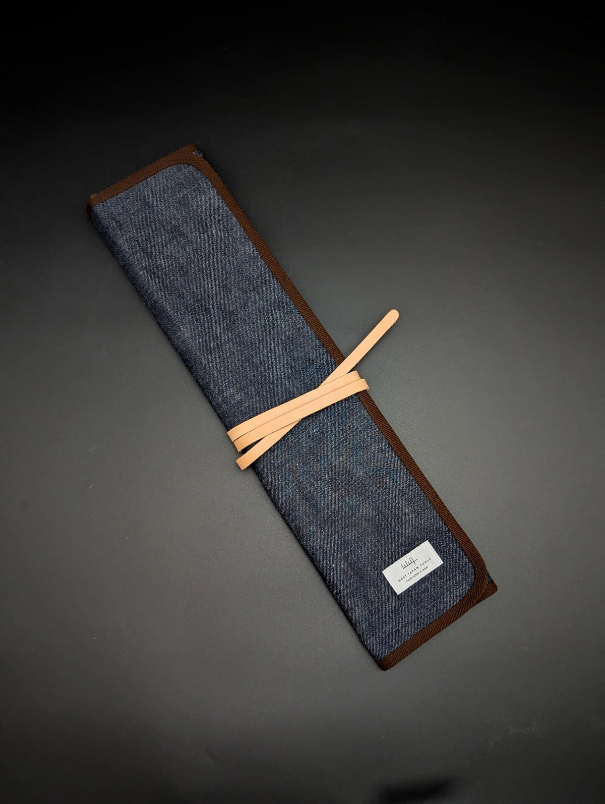 West Japan Tools – Denim Knife Roll | 3-Knife Capacity