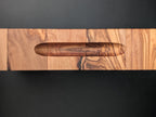 End-Grain Olive Wood Chopping Board 30 × 30 × 4cm – Double Sided