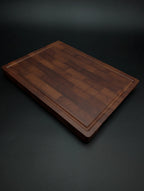 End-Grain Rubberwood Chopping Board 40 × 30 × 3cm – Made in Germany