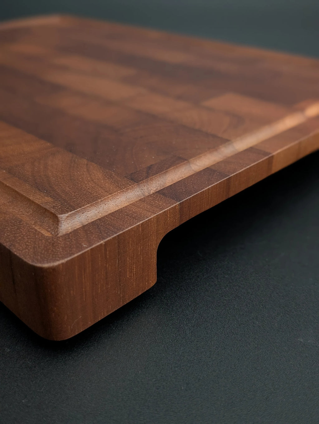 End-Grain Rubberwood Chopping Board 40 × 30 × 3cm – Made in Germany
