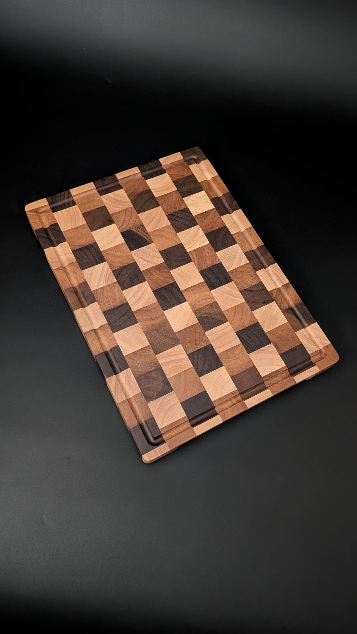 MAKUMORI End Grain Cutting Board | Acacia & Rubberwood 40 × 29 cm