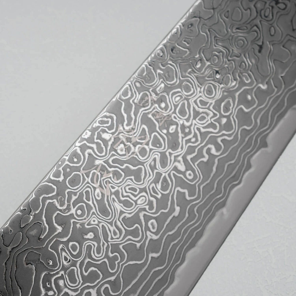 Hatsukokoro Ryuhyo Kurozome SG2 Damast Bunka 19 cm