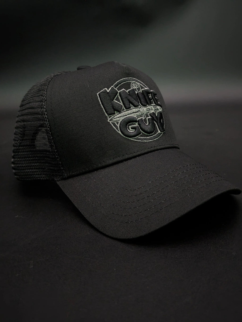 Knife Guy Trucker Cap – Black Edition
