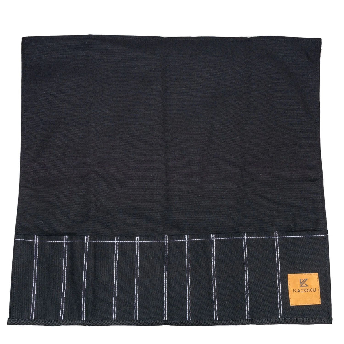 Kazoku Canvas Knife Folder Black 11 compartment