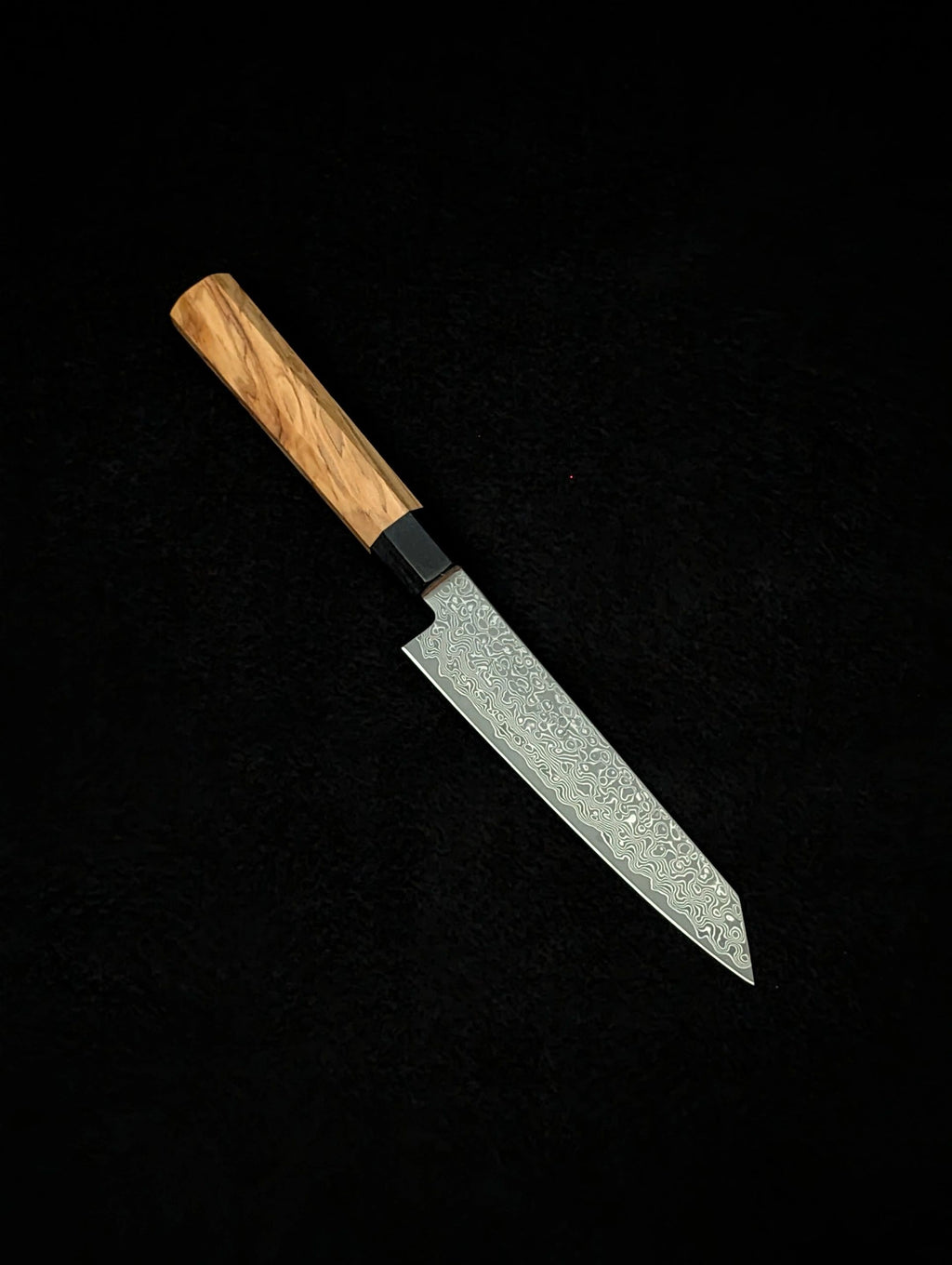 Kuranowa VG10 Damascus K-Petty 135mm – 67 Layers – Olive Wood