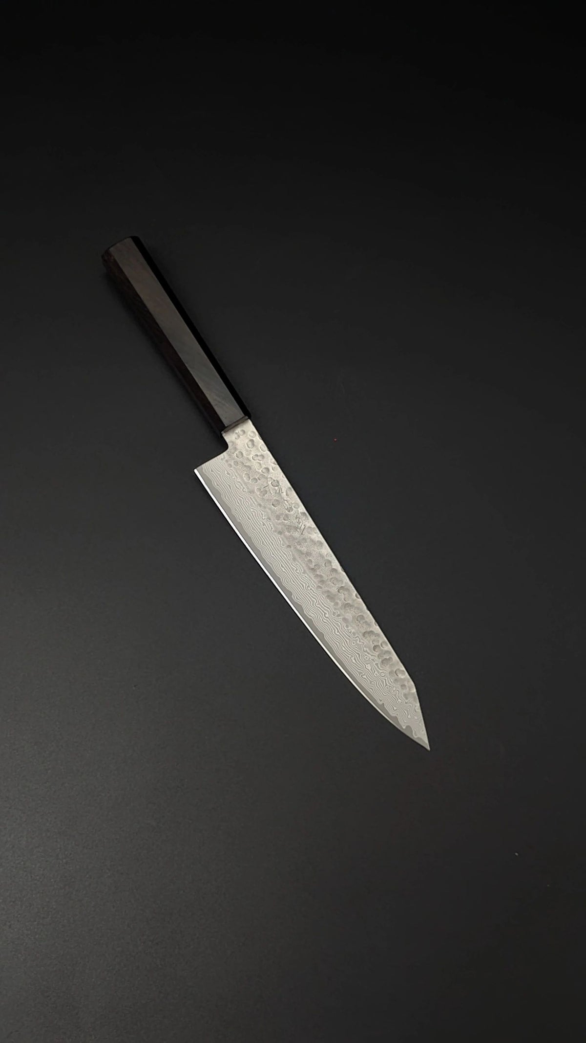 Kuranowa VG10 Damascus Kiritsuke 210mm – Ebony Handle