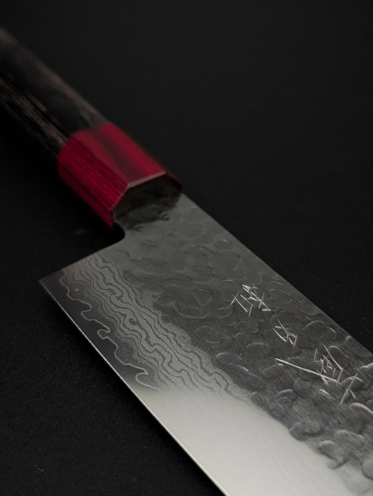 Kuranowa VG10 Tsuchime Damascus Gyuto 210mm – Pakka Wood