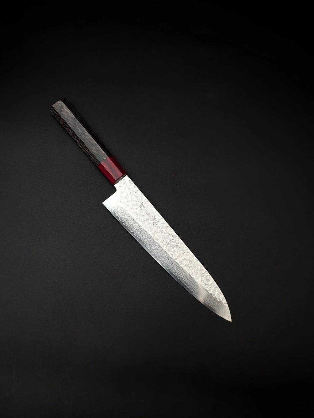Kuranowa VG10 Tsuchime Damascus Gyuto 210mm – Pakka Wood