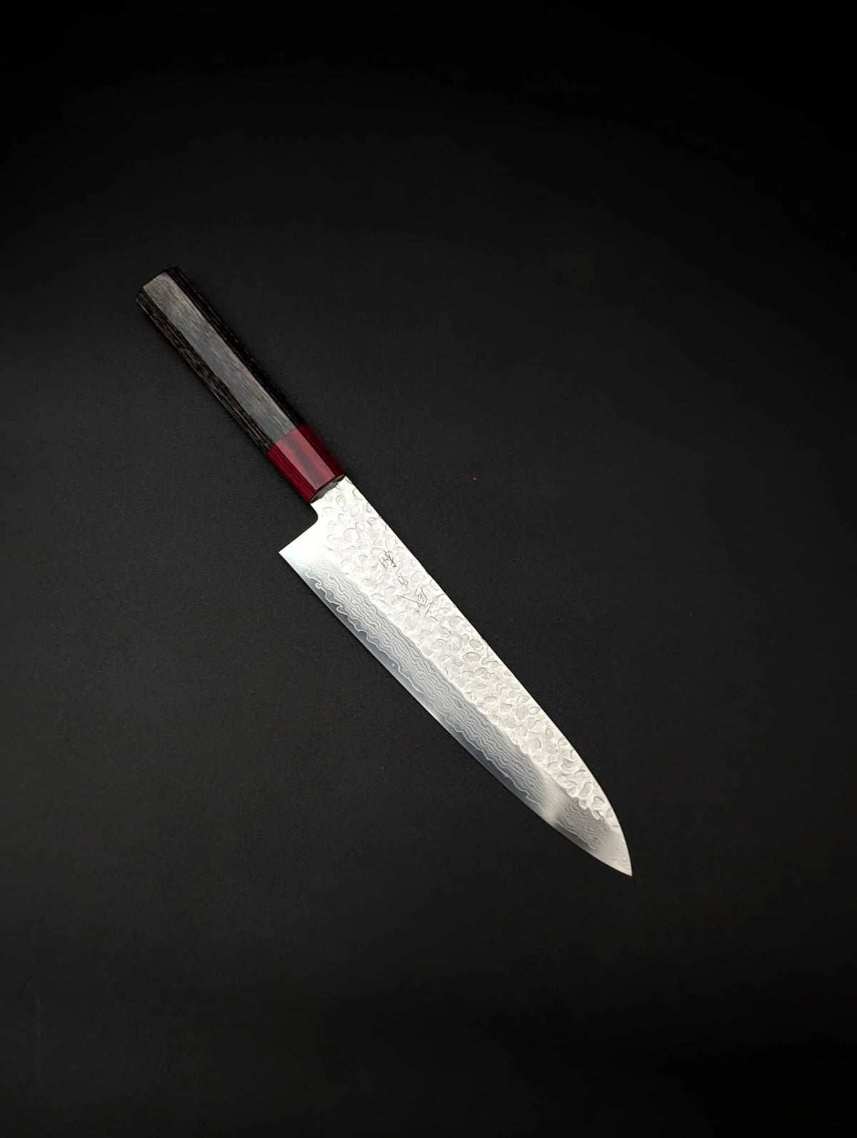 Kuranowa VG10 Tsuchime Damascus Gyuto 210mm – Pakka Wood