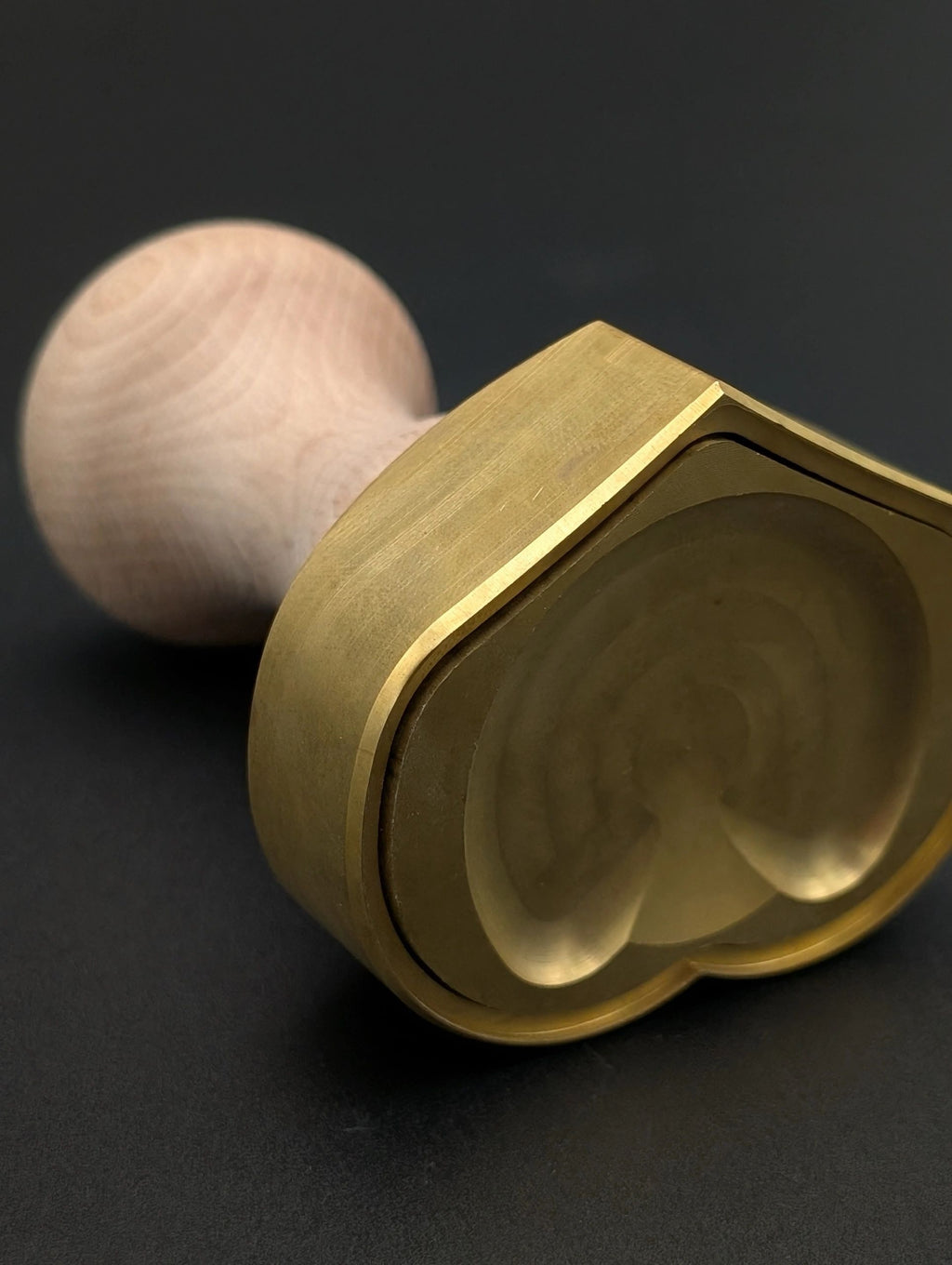 La Gondola Heart Ravioli Cutter – Handmade Brass Stamp