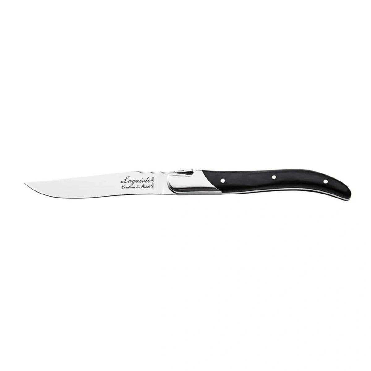 Laguiole Style de Vie Steak Knives Luxury Line Ebony
