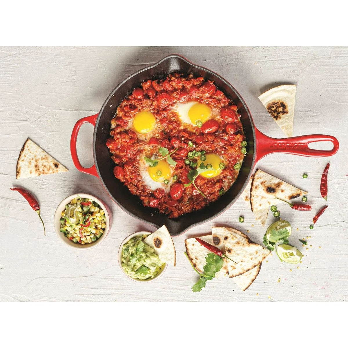 Le Creuset Skillet 20 cm Red