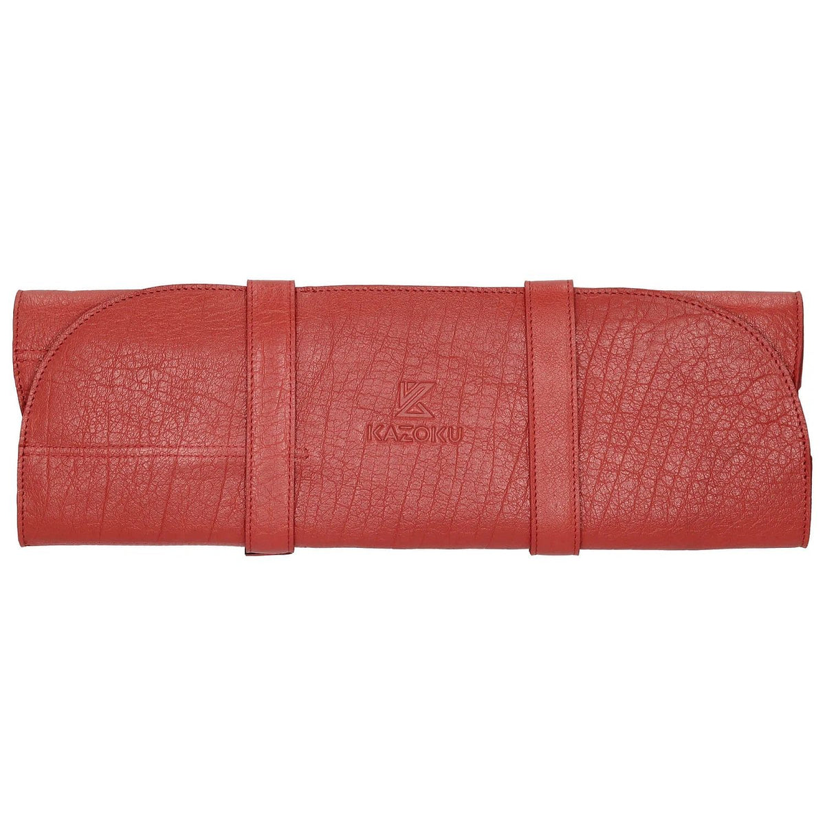 Leather Knife Folder Red 7 compartment