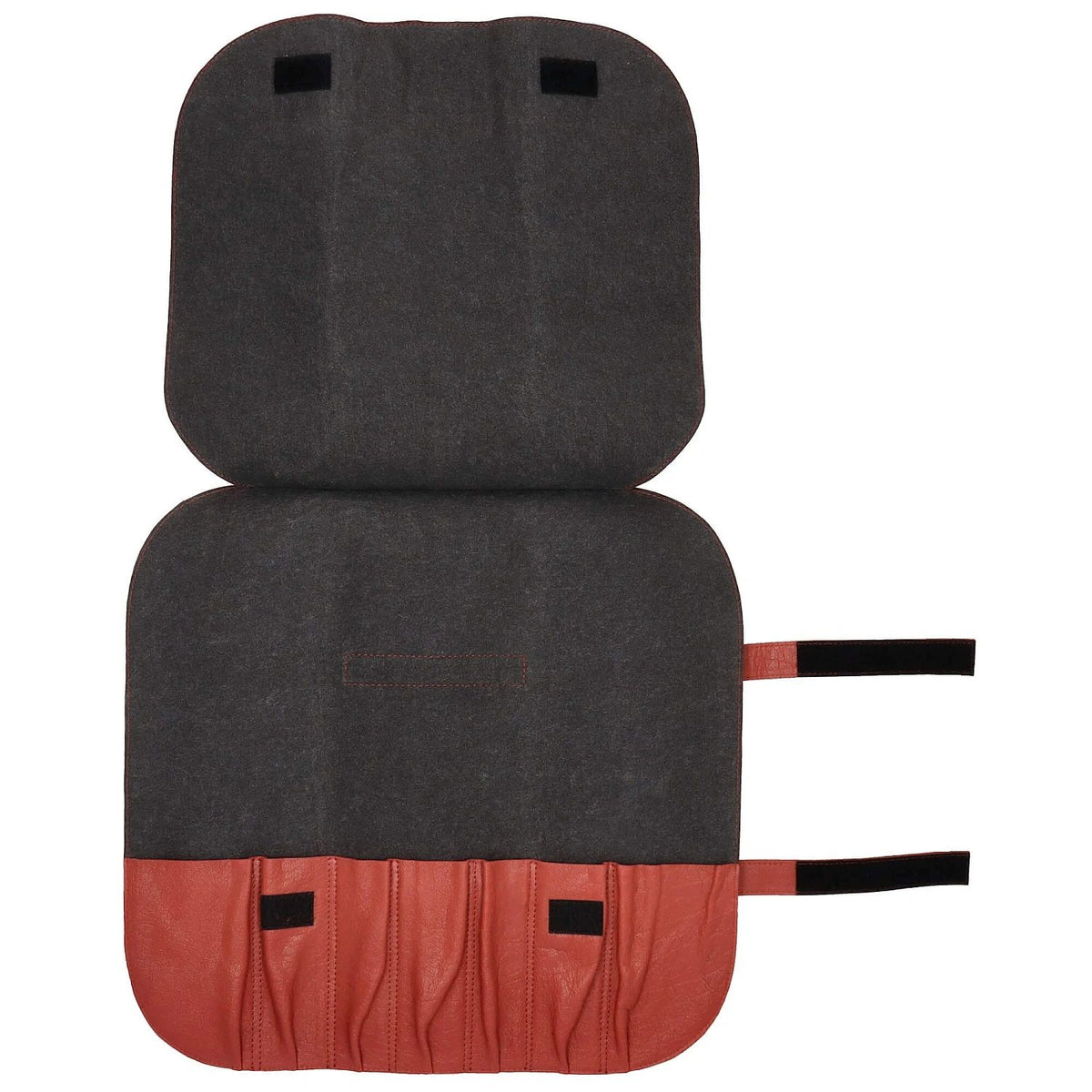 Leather Knife Folder Red 7 compartment