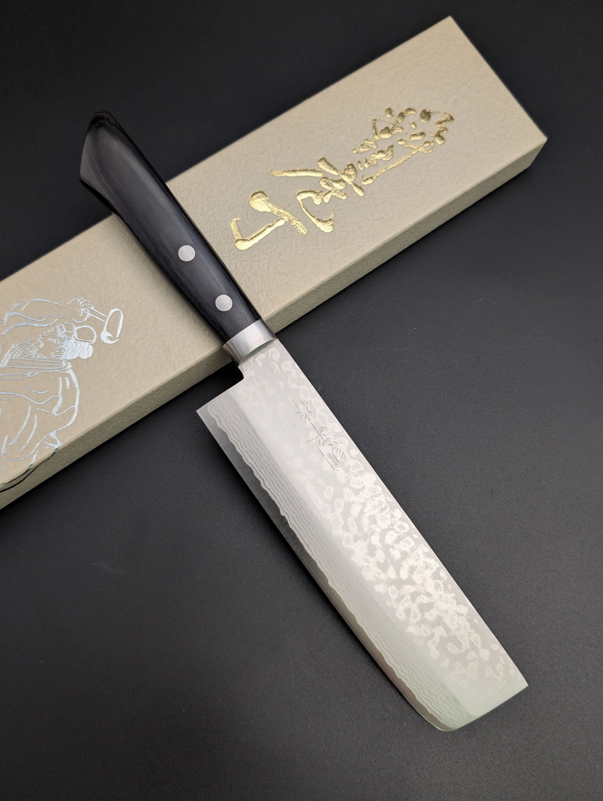 Masutani Nakiri Damascus 165mm