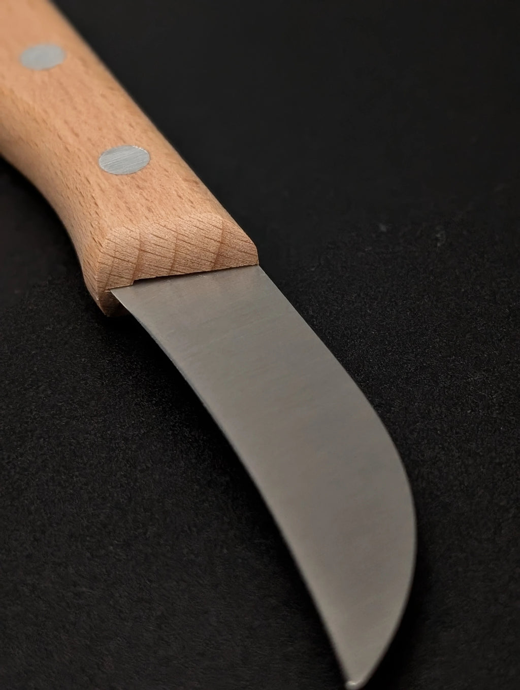 Messermeister Future Series Turning Knife 6cm – Stainless Steel, Beechwood Handle