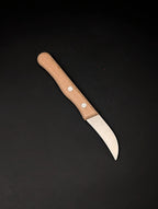 Messermeister Future Series Turning Knife 6cm – Stainless Steel, Beechwood Handle