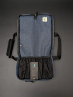 Messermeister Preservation 5-Pocket Knife Bag – Denim Blue  Sustainable Design. Professional Knife Protection.