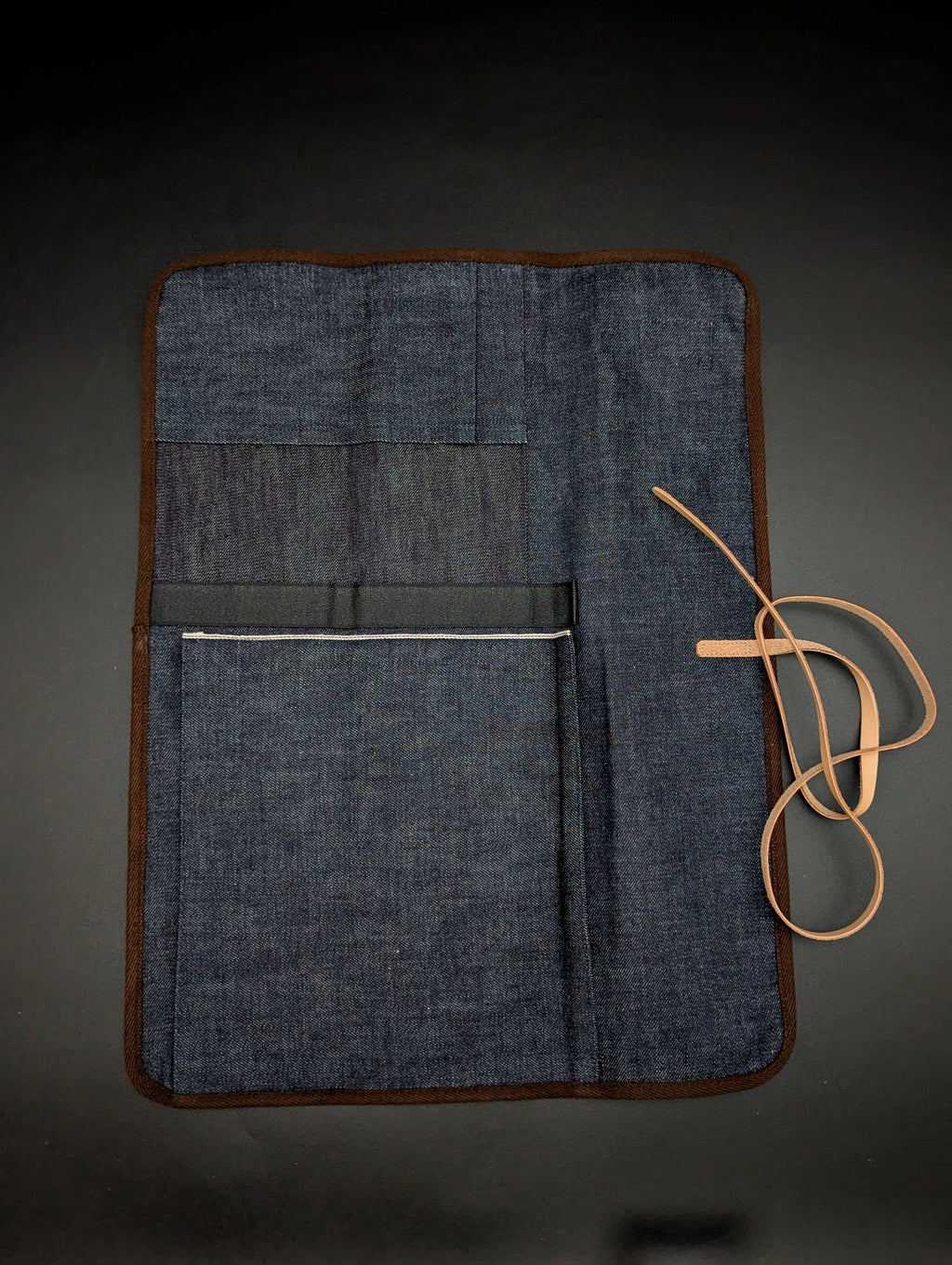 West Japan Tools – Denim Knife Roll | 3-Knife Capacity