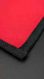 KOTAI Cotton Knife Roll-Up Bag | 7 Slots – Black & Red