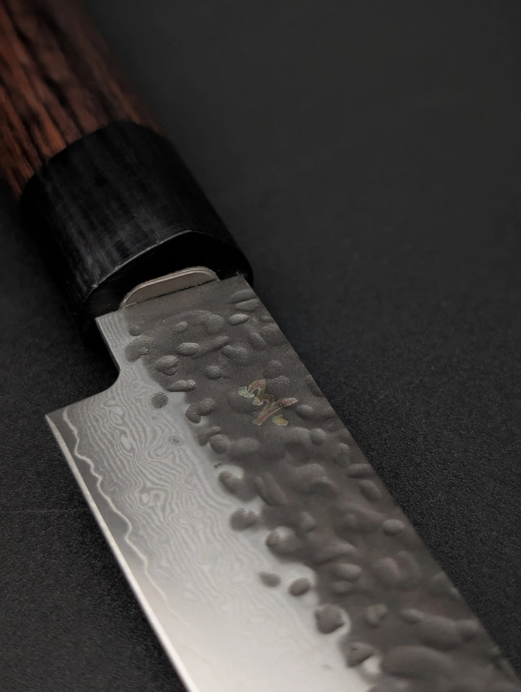 Shizu Gen VG10 Petty 135mm – Kurouchi Tsuchime – Pakka Wood Handle