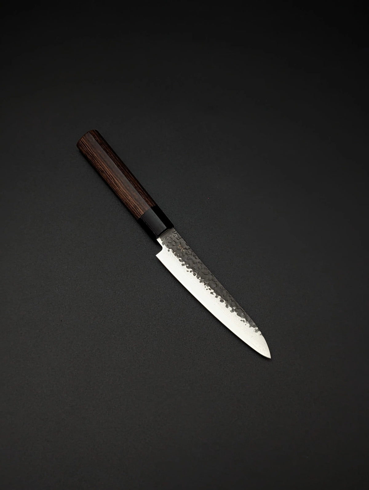 Shizu Gen VG10 Petty 135mm – Kurouchi Tsuchime – Pakka Wood Handle