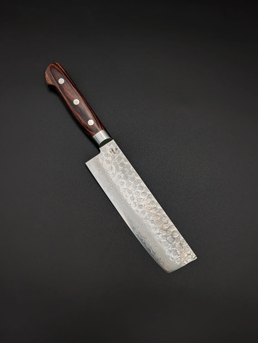 SKM TAMASHI NAKIRI DAMASCUS TSUTIME 180MM