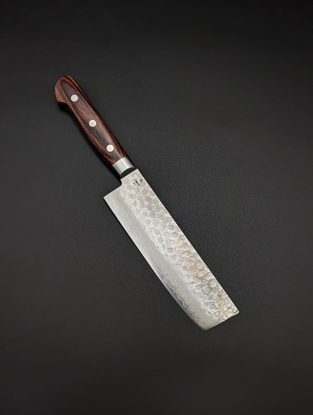 SKM TAMASHI NAKIRI DAMASCUS TSUTIME 180MM