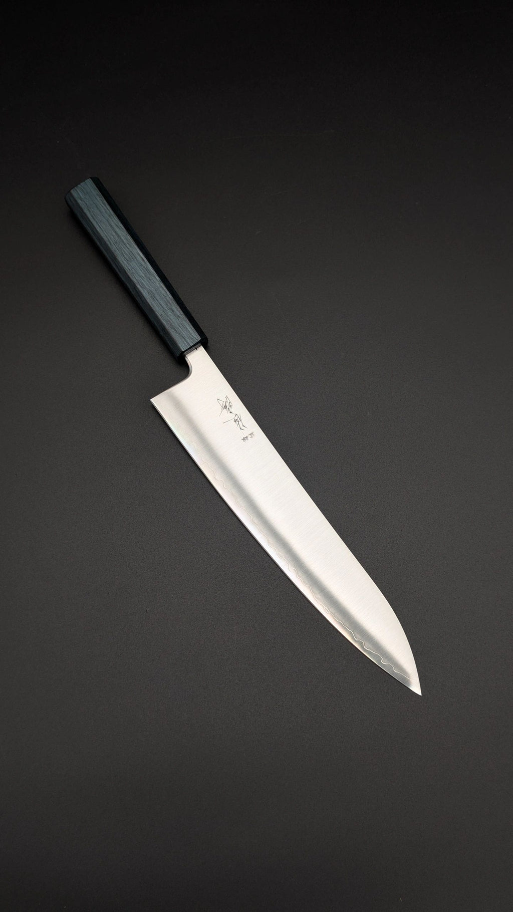 Touroku Sakai Aogami Super Gyuto 240mm – Green Pakka Handle