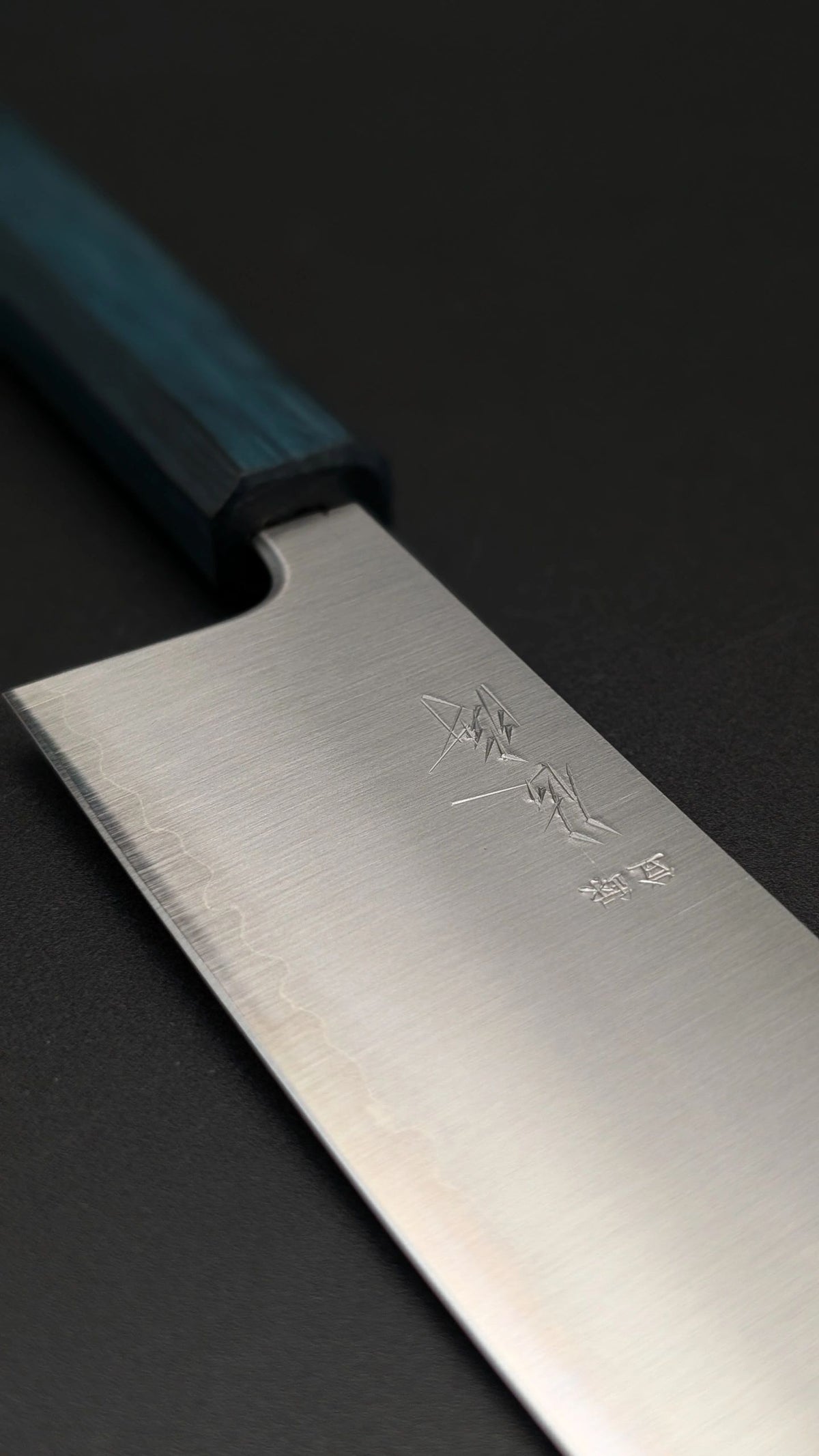 Touroku Sakai Aogami Super Gyuto 240mm – Green Pakka Handle