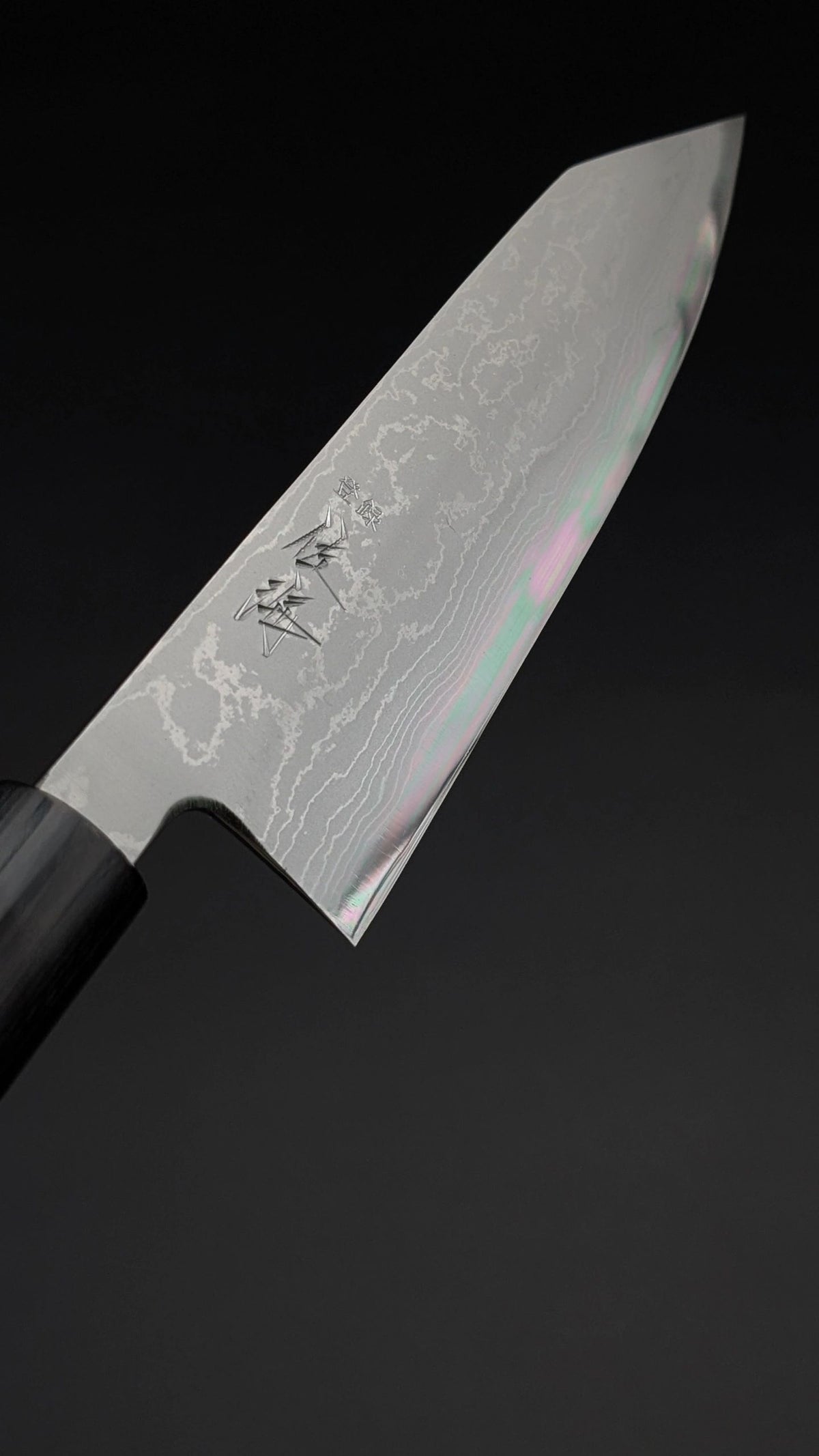 Touroku Sakai Aogami Super Damascus Bunka 165mm – Magnolia Handle