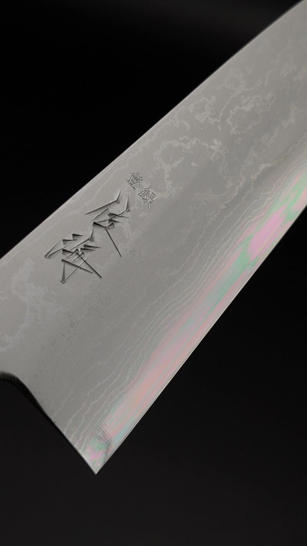 Touroku Sakai Aogami Super Damascus Bunka 165mm – Magnolia Handle