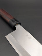 Tsunehisa Deba 180mm – AUS-8 Stainless Steel | Rosewood Handle