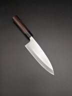 Tsunehisa Deba 180mm – AUS-8 Stainless Steel | Rosewood Handle
