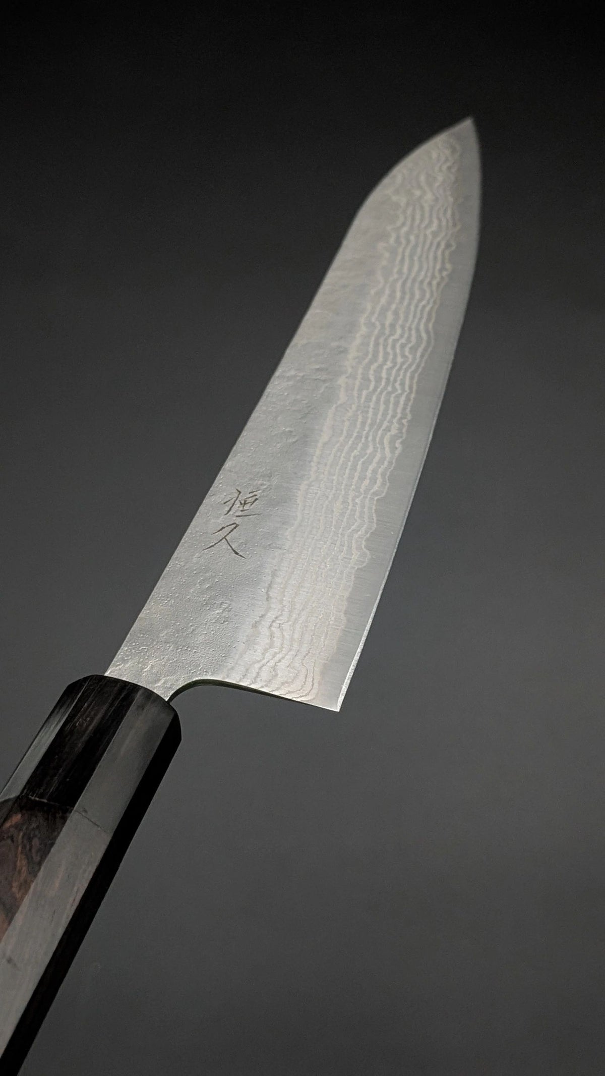 Tsunehisa 440C Gyuto 210mm – Ebony & Buffalo Horn Handle