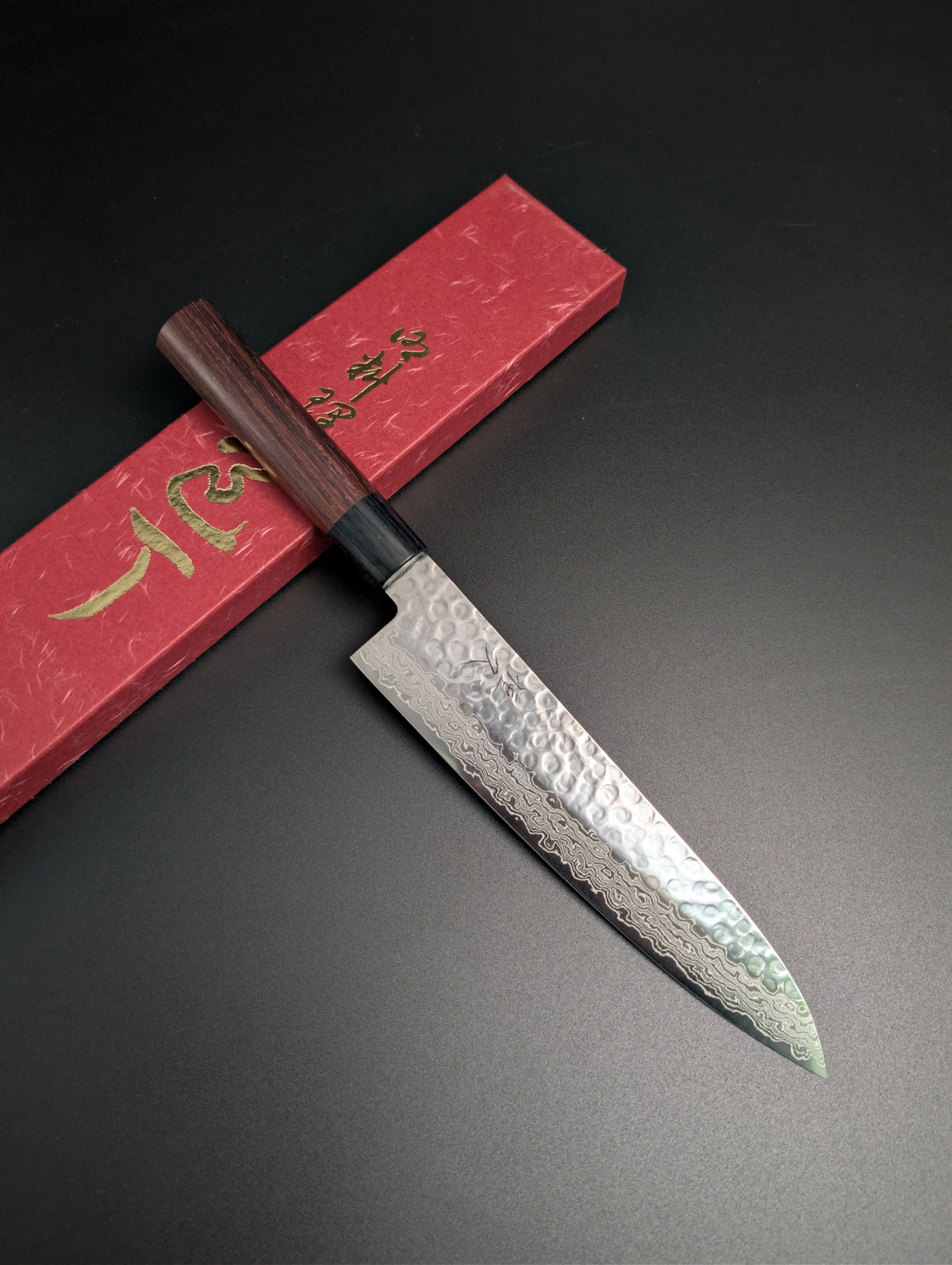 Tsunehisa Gyuto 210mm – VG10 Damascus | Rosewood Wa Handle
