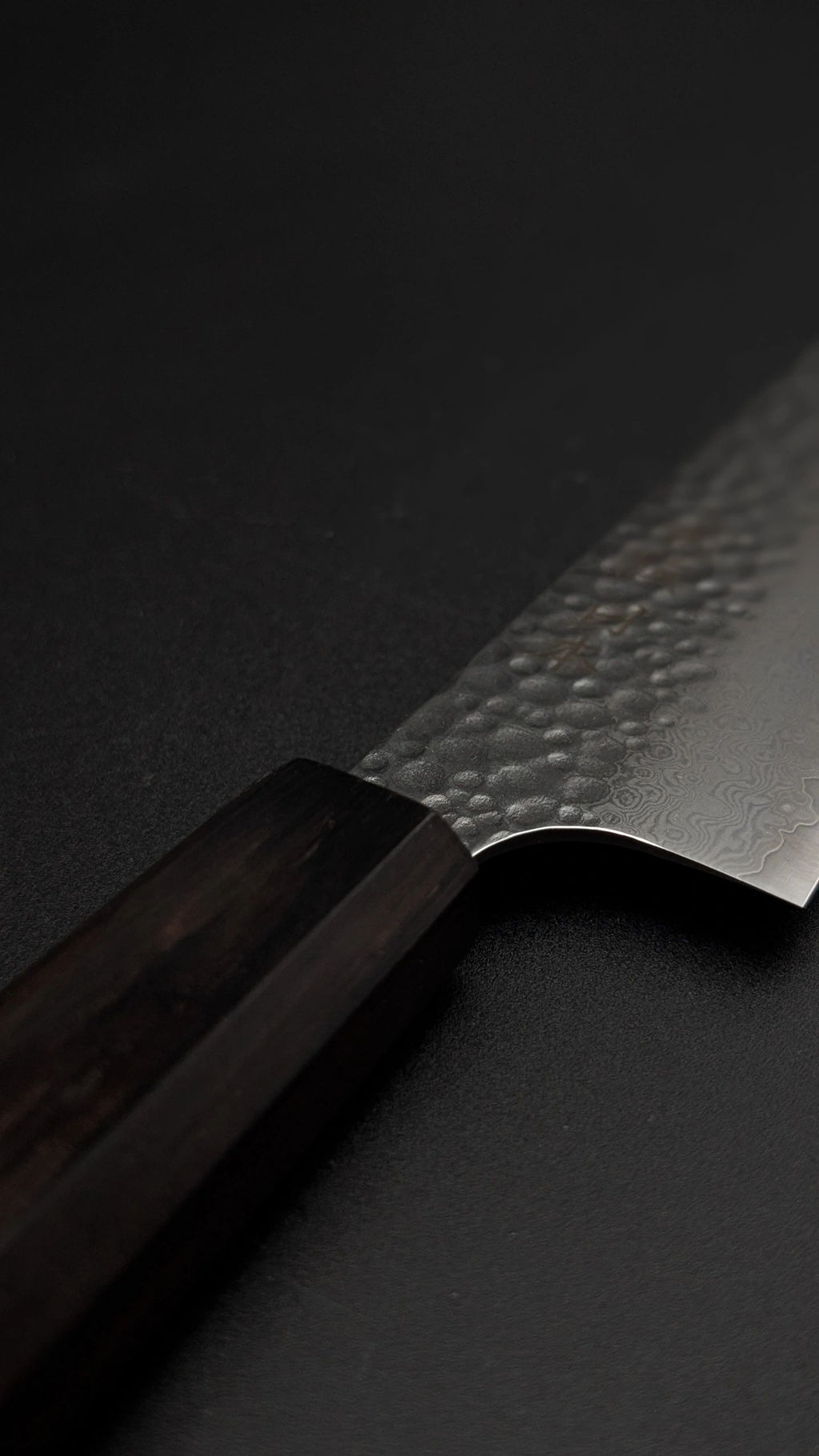 Kazoku Uteki Premium Mono Ebony Gyuto 21 cm
