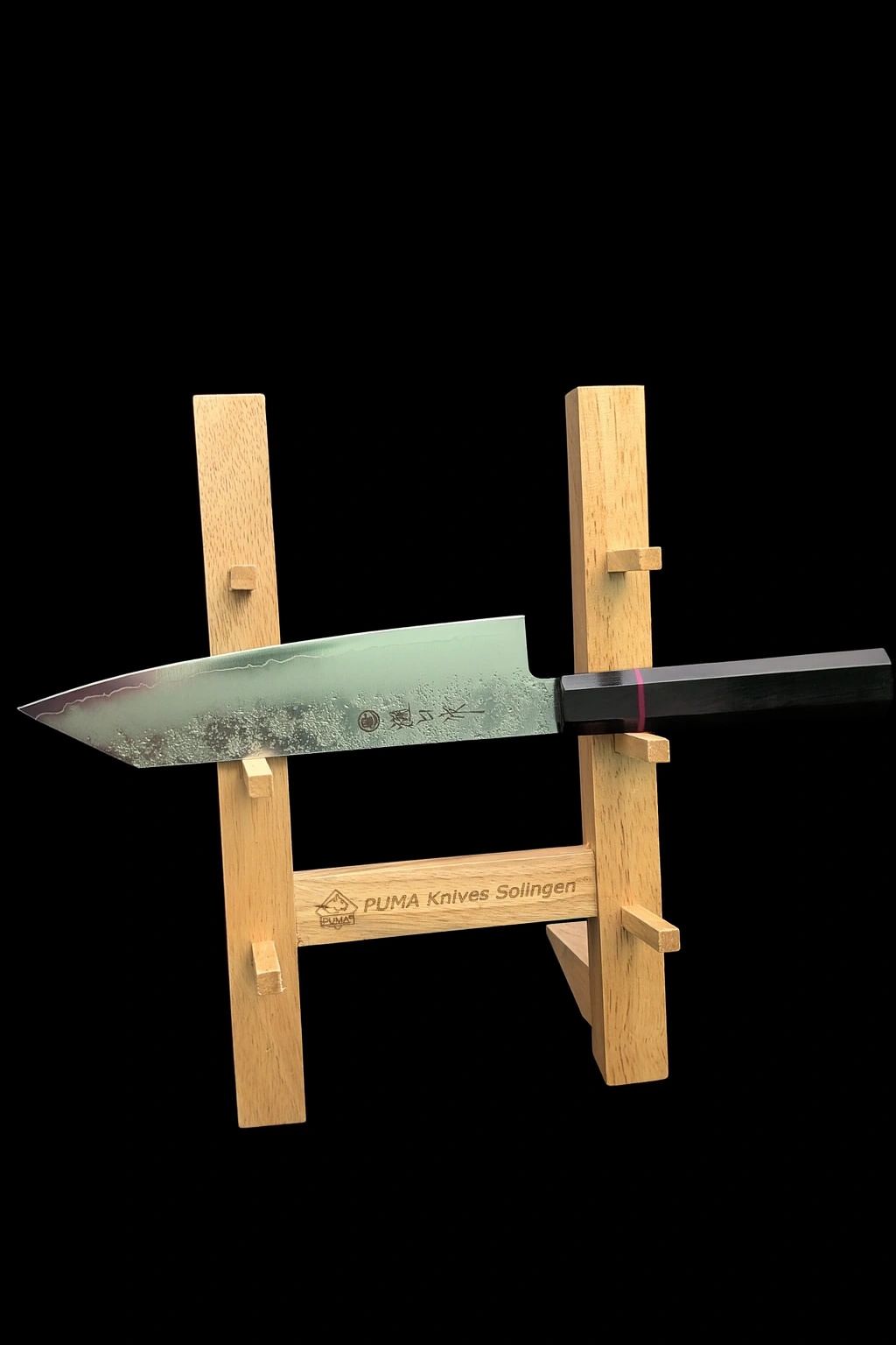 Wood Knife Stand For 3 Knives