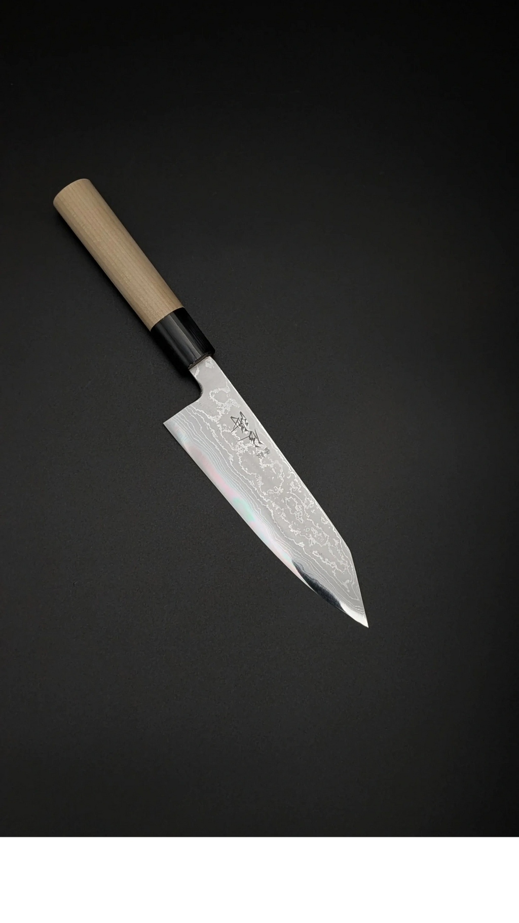 Touroku Sakai Aogami Super Damascus Bunka 165mm – Magnolia Handle