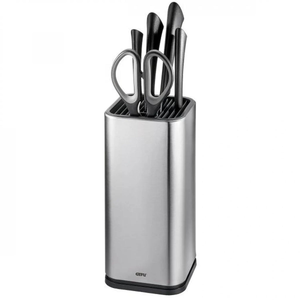 Gefu Insiem Stainless Steel Knife Block For 14 Knives