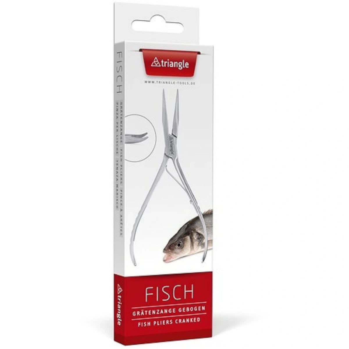 Triangle Fish Bone Pliers Stainless Steel Curved