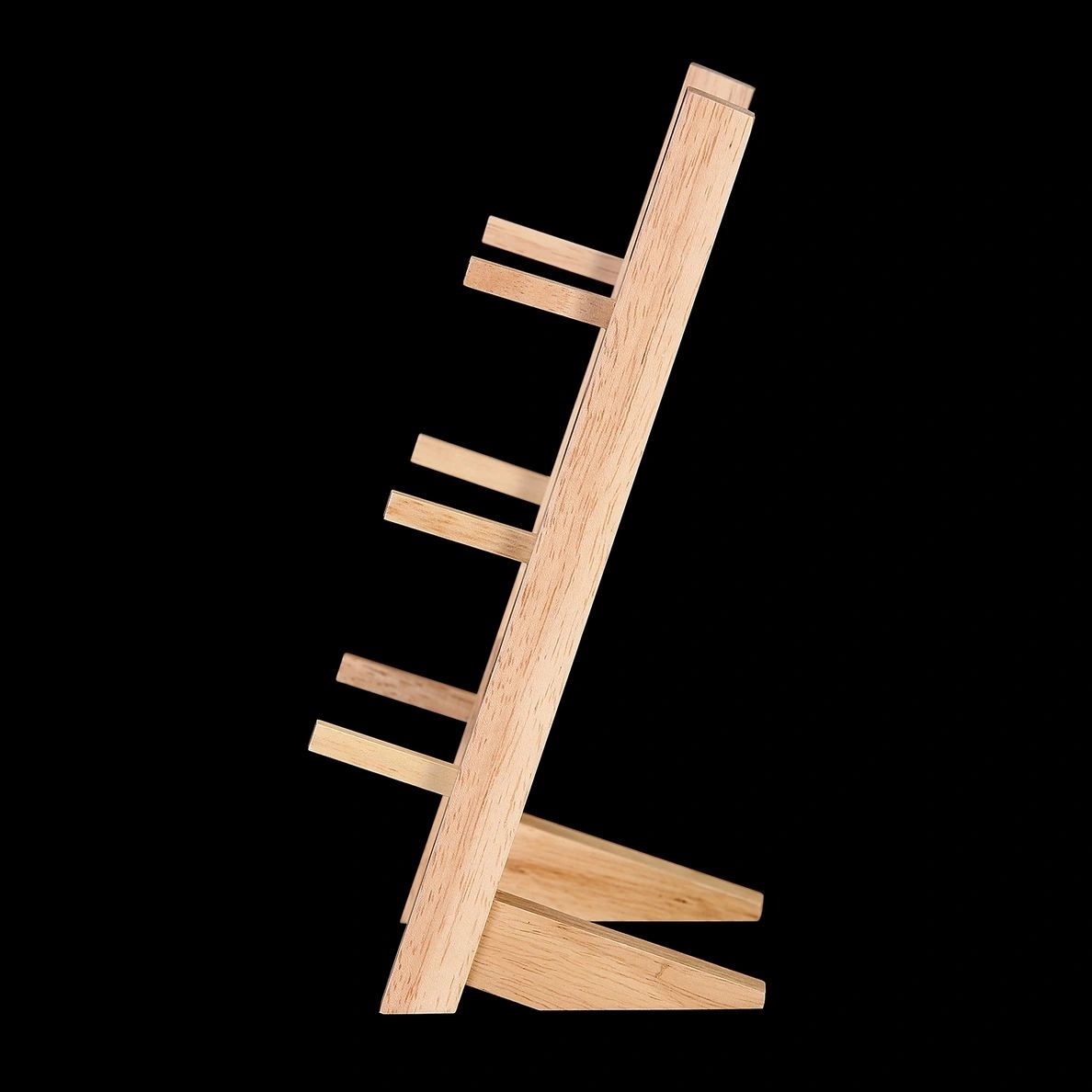 Wood Knife Stand For 3 Knives