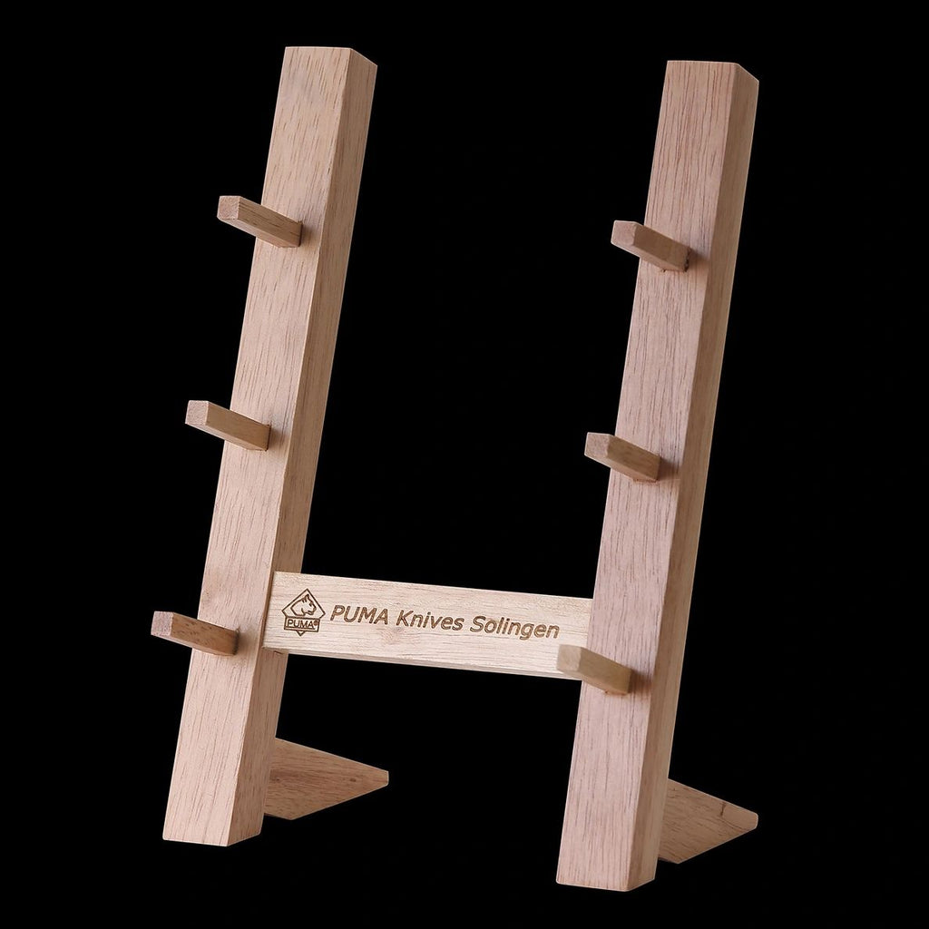 Wood Knife Stand For 3 Knives